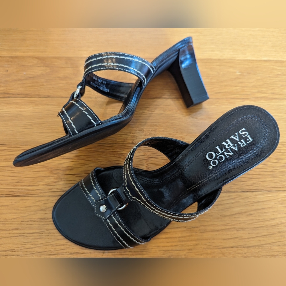 Franco Sarto Heel Sandal Women's Size 6 Black